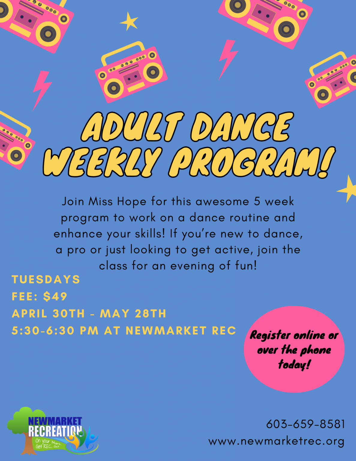 Adult Dance | Newmarket Recreation Department